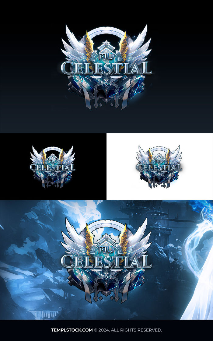 Celestial Edytowalne Logo Gry