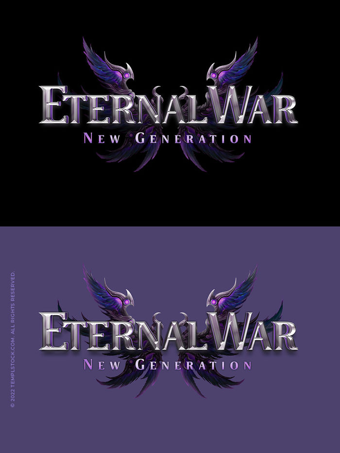 Eternal War Game Editable Logo