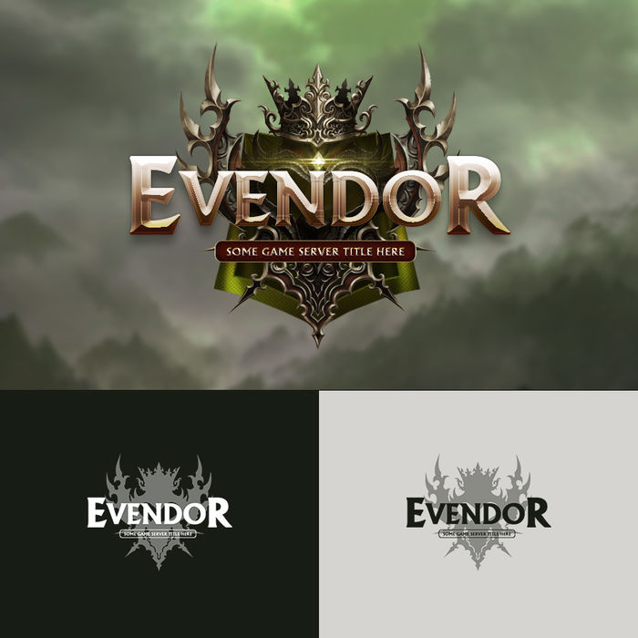 Evendor Game Editable Logo
