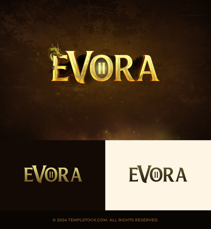 Evora Game Editable Logo
