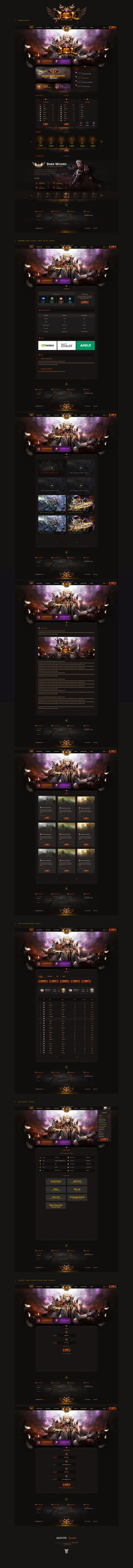 Mu Hel Game Website Template