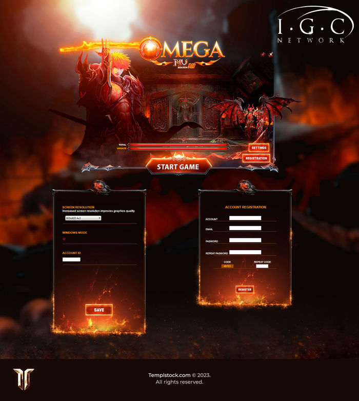 Omega Launcher IGCN theme