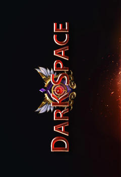 DarkSpace Game Logo PSD Template