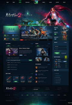 Metin2 Fusion Game Website Template